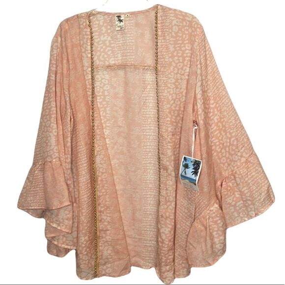 Violet Sky Beaded Bathing Suit Cover Up. Size Medium. - Picture 1 of 10